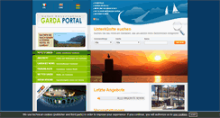 Desktop Screenshot of gardaportal.de
